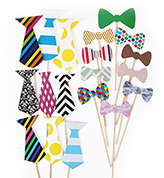 Ensemble d'accessoires disponibles de chez PhotoboothSherbrooke.ca