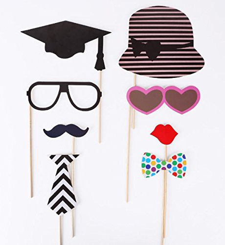 Ensemble d'accessoires disponibles de chez PhotoboothSherbrooke.ca