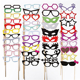 Ensemble d'accessoires disponibles de chez PhotoboothSherbrooke.ca