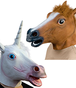 Ensemble de masques disponibles de chez PhotoboothSherbrooke.ca